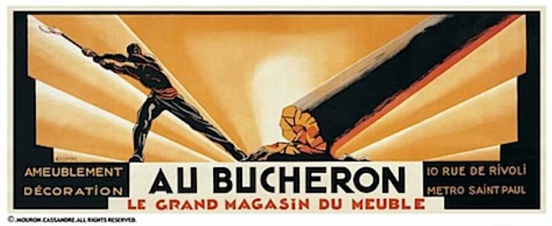cartel au bucheron