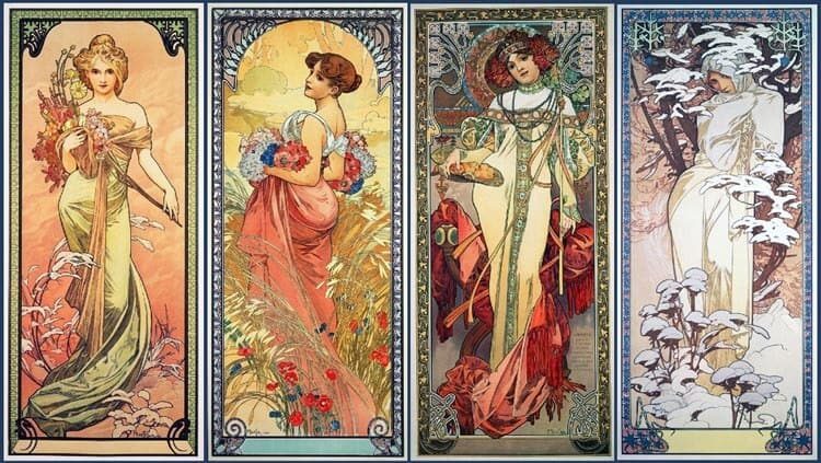 Alfons Mucha estaciones