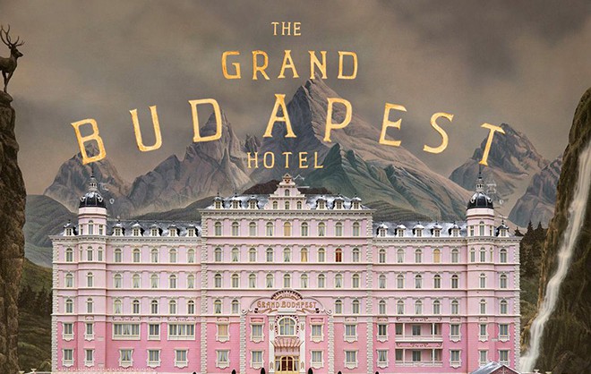 diseño grafico en el gran hotel Budapest