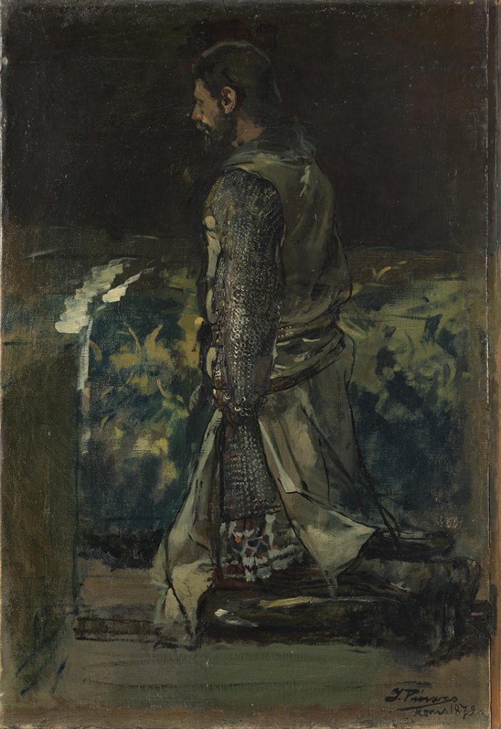 Ignacio Pinazo - El infante don Pedro, arrodillado (Estudio para Últimos momentos del rey don Jaime)