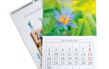 calendario pared wire-o