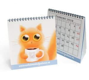 calendario sobremesa wire-o
