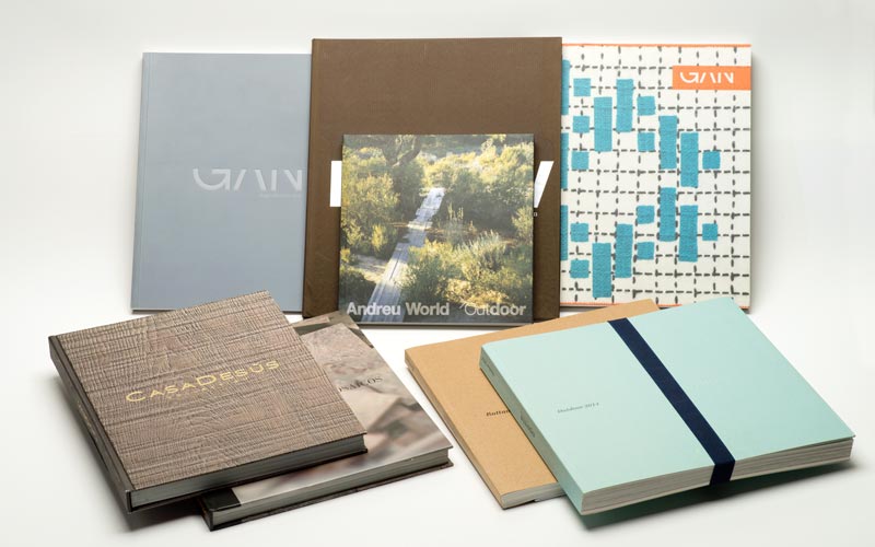 muestras de catalogos de lujo impresos en offset