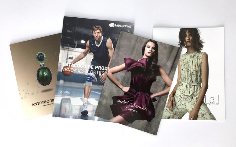 ejemplo de impresión offset moda y producto