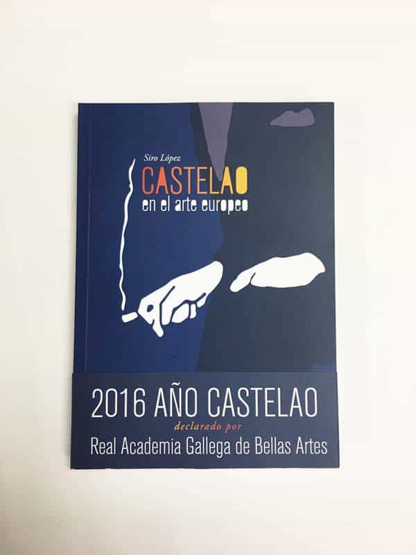 Portada del libro impreso Castelao en el arte europeo