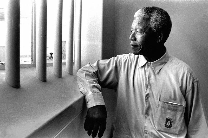 Mandela en su celda