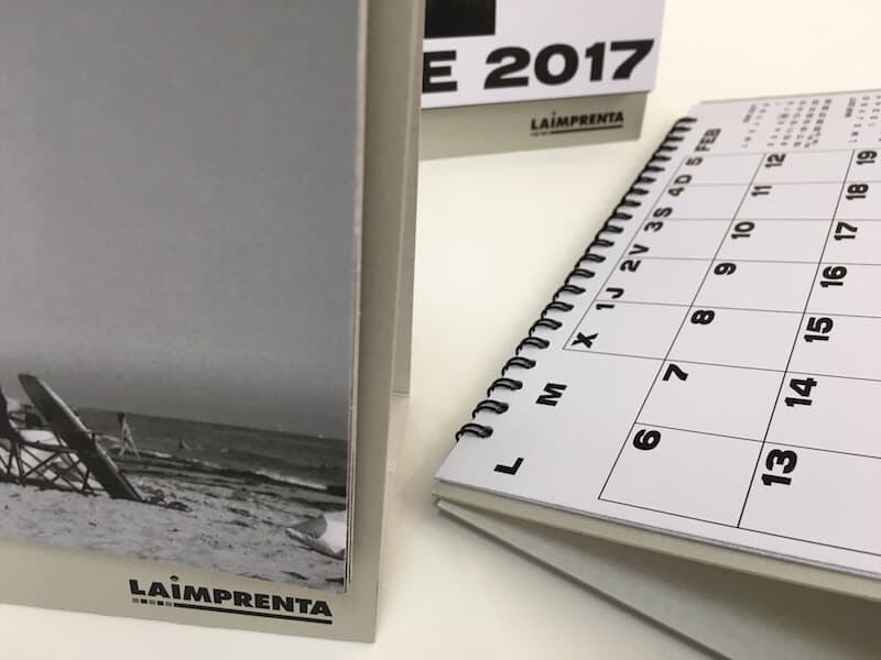 Calendario La Imprenta CG. Anaïs Florin