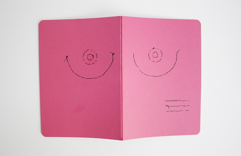 libretas 8 de marzo free the nipple