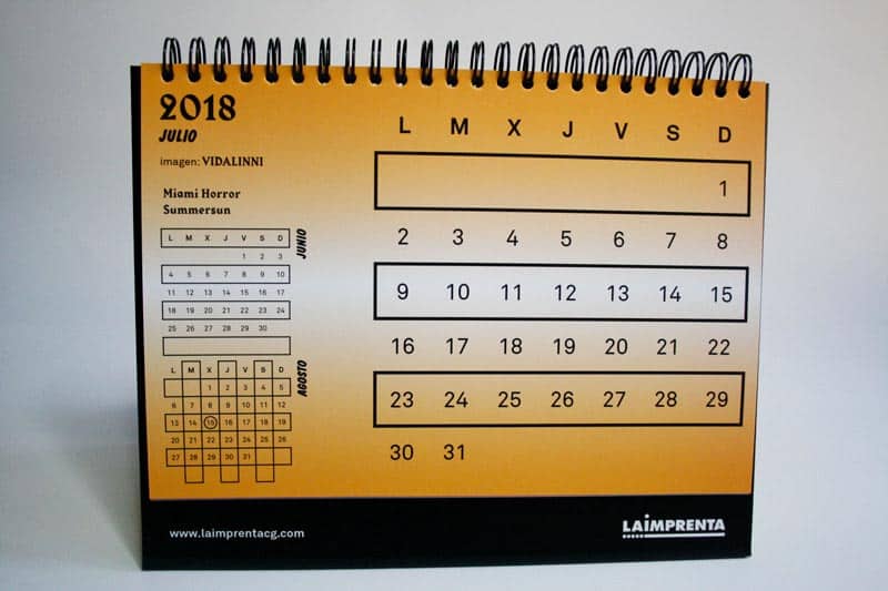 calendario vidalinni