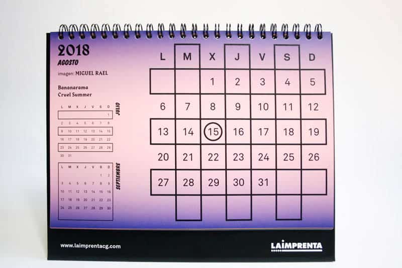 Miguel Rael calendario