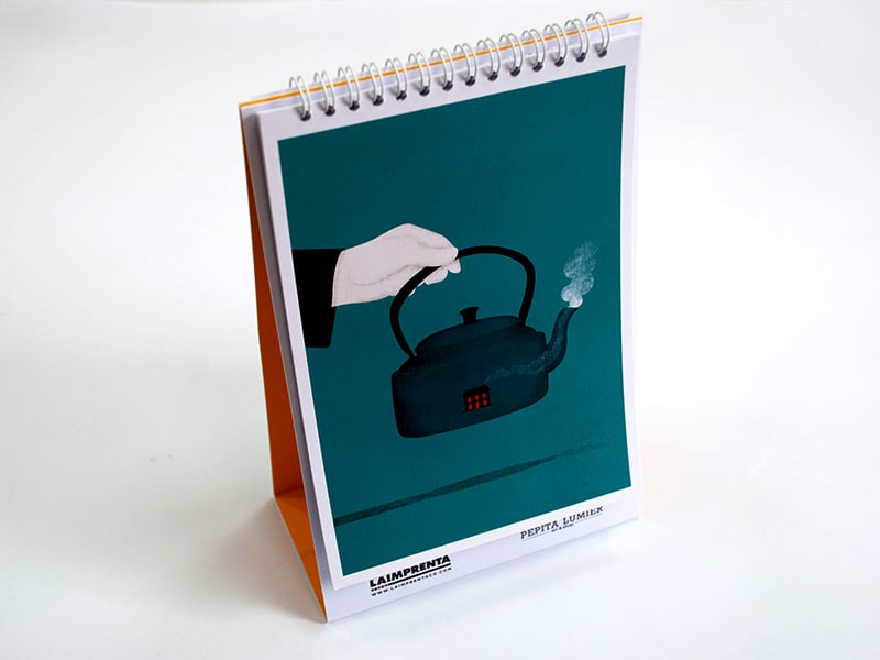 Juanjo Gasull imprimir calendario