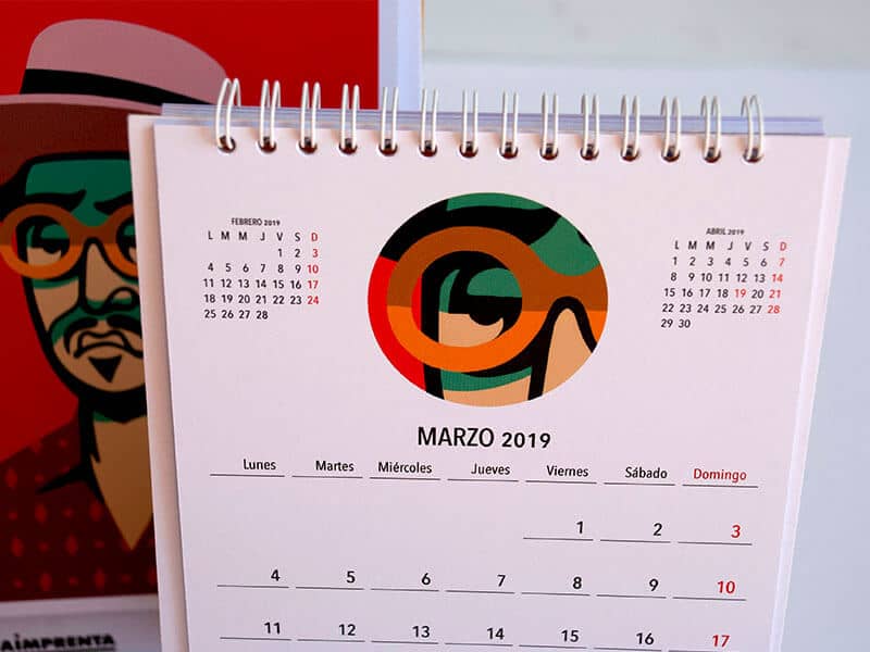 Jorge Lawerta calendario La Imprenta CG