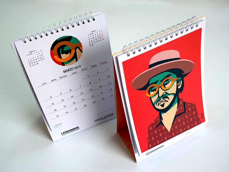 Jorge Lawerta calendario La Imprenta CG