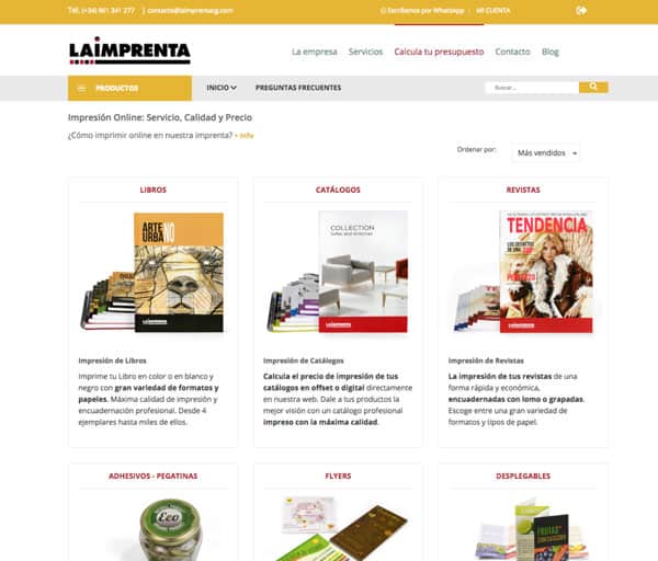 imprentaonline pagina web