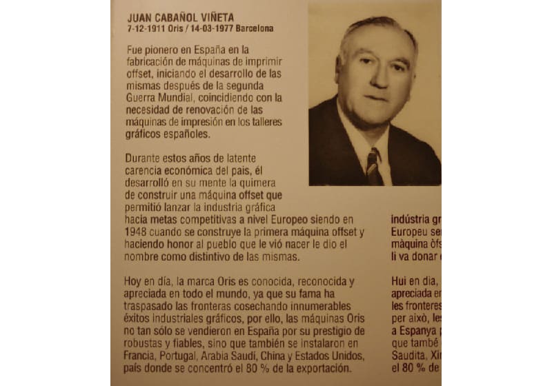 Juan Cabañol imprenta