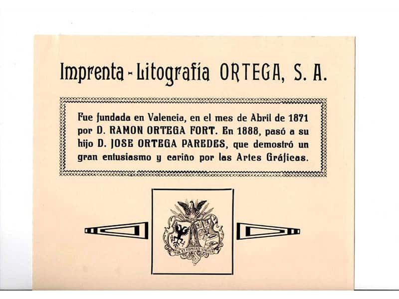 imprenta ortega