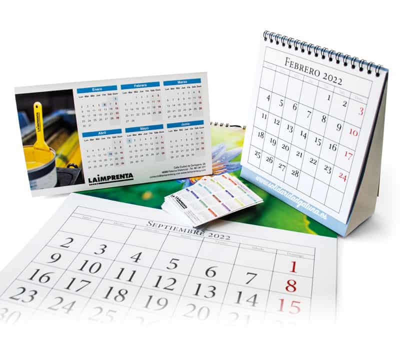 imprimir calendarios 2022
