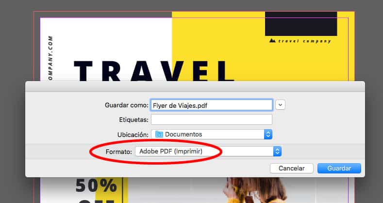 exportar a pdf en indesign paso 1