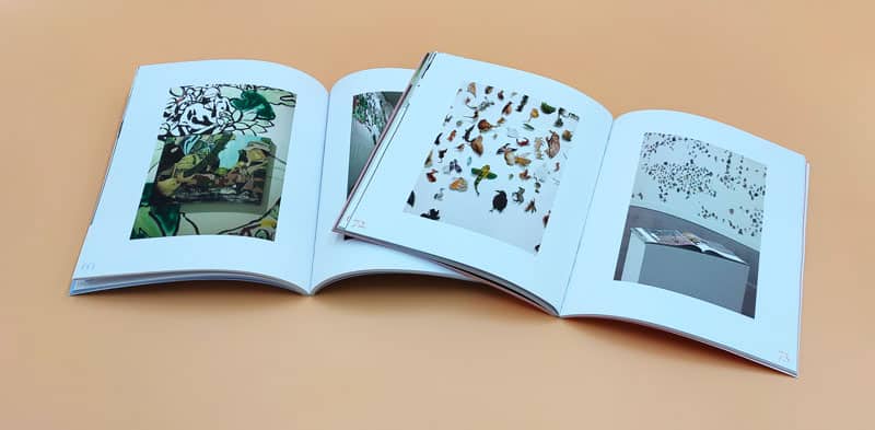 ejemplos de páginas del catálogo de arte