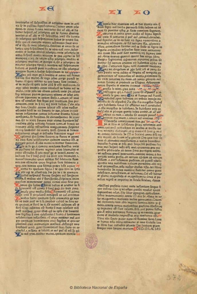 catholicon gutenberg