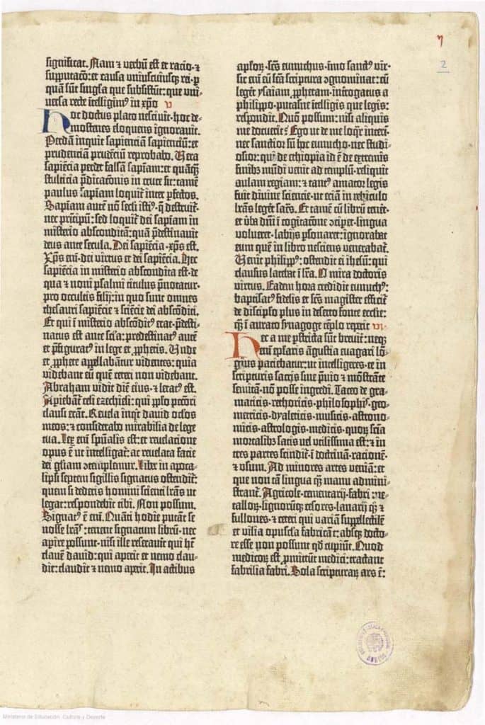 biblia de gutenberg el puig