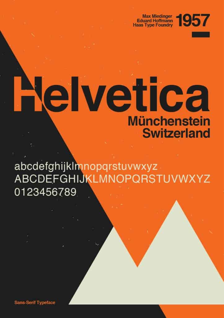 Max Miedinger helvetica