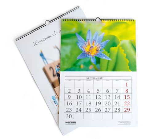 Calendario de pared wire-o superior