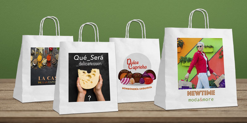 Tienda online bolsas de papel y tela, Packaging