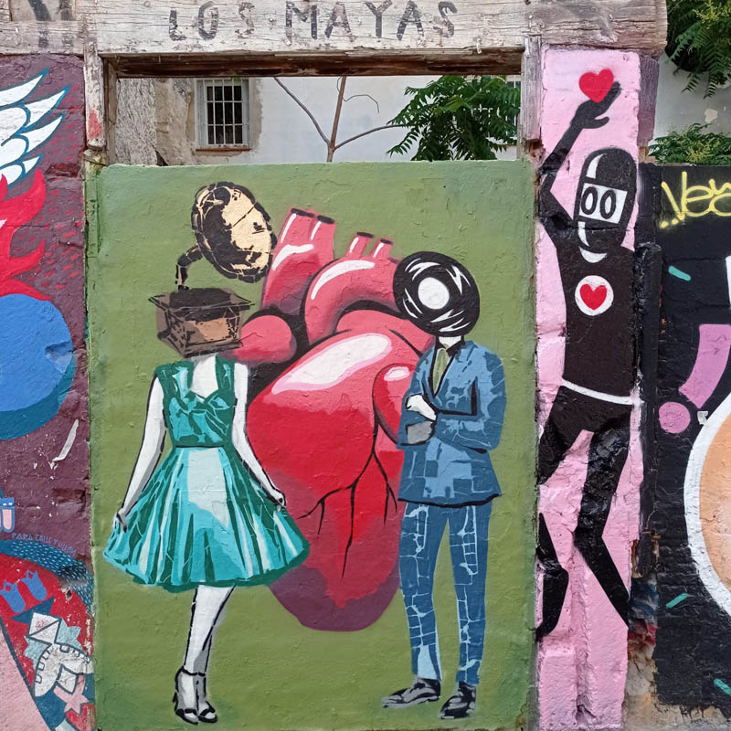 mural la nena wapa wapa