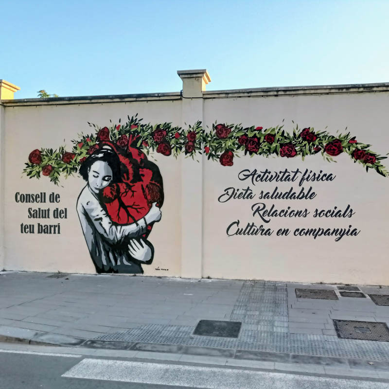 mural la nena wapa wapa