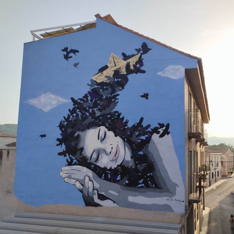 mural la nena wapa wapa