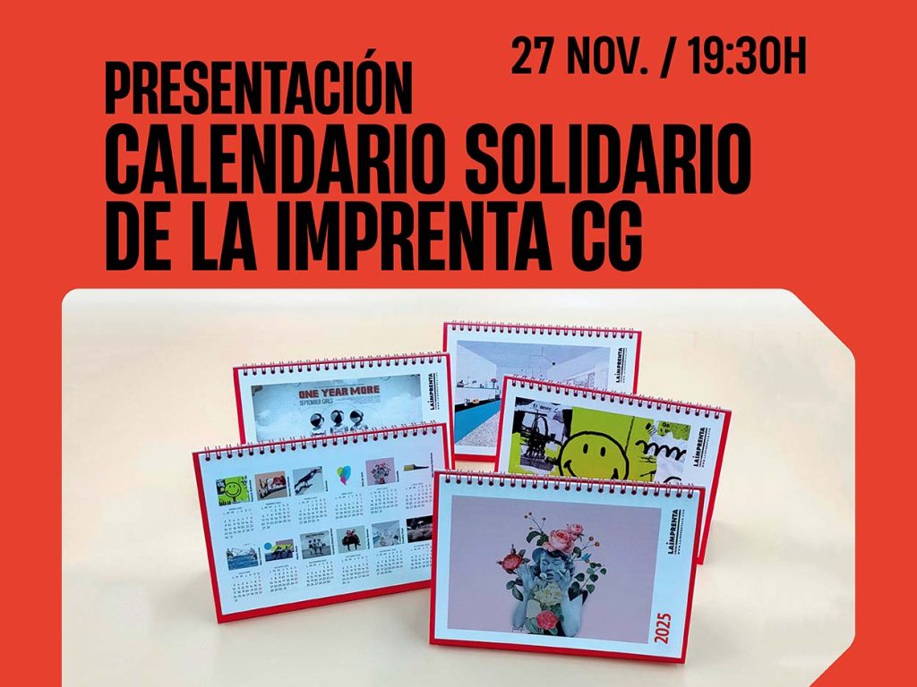 Calendario solidario 2025 La Imprenta CG 