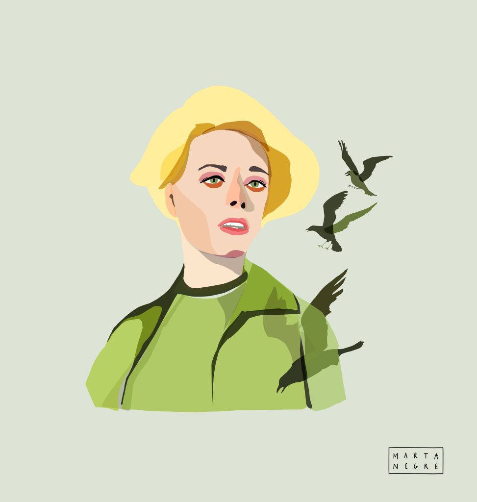 marta negre ilustracion