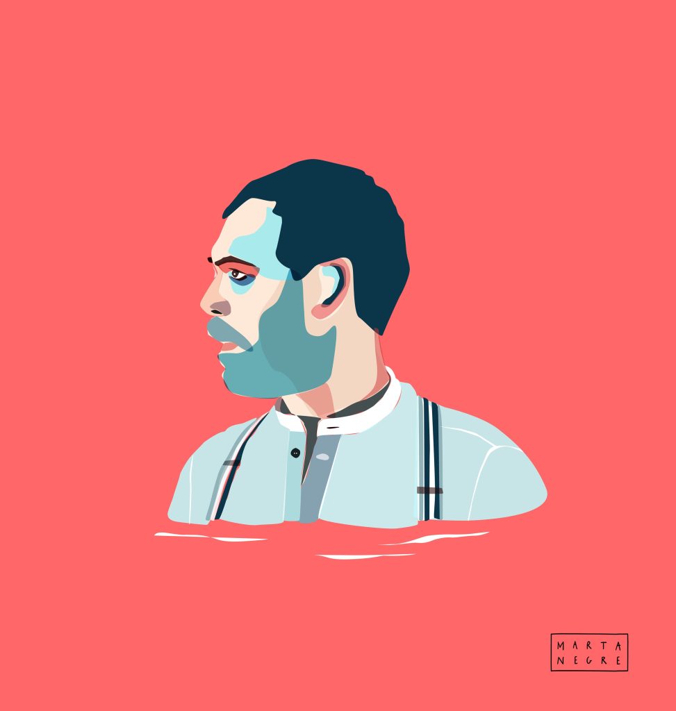 marta negre ilustración calendario