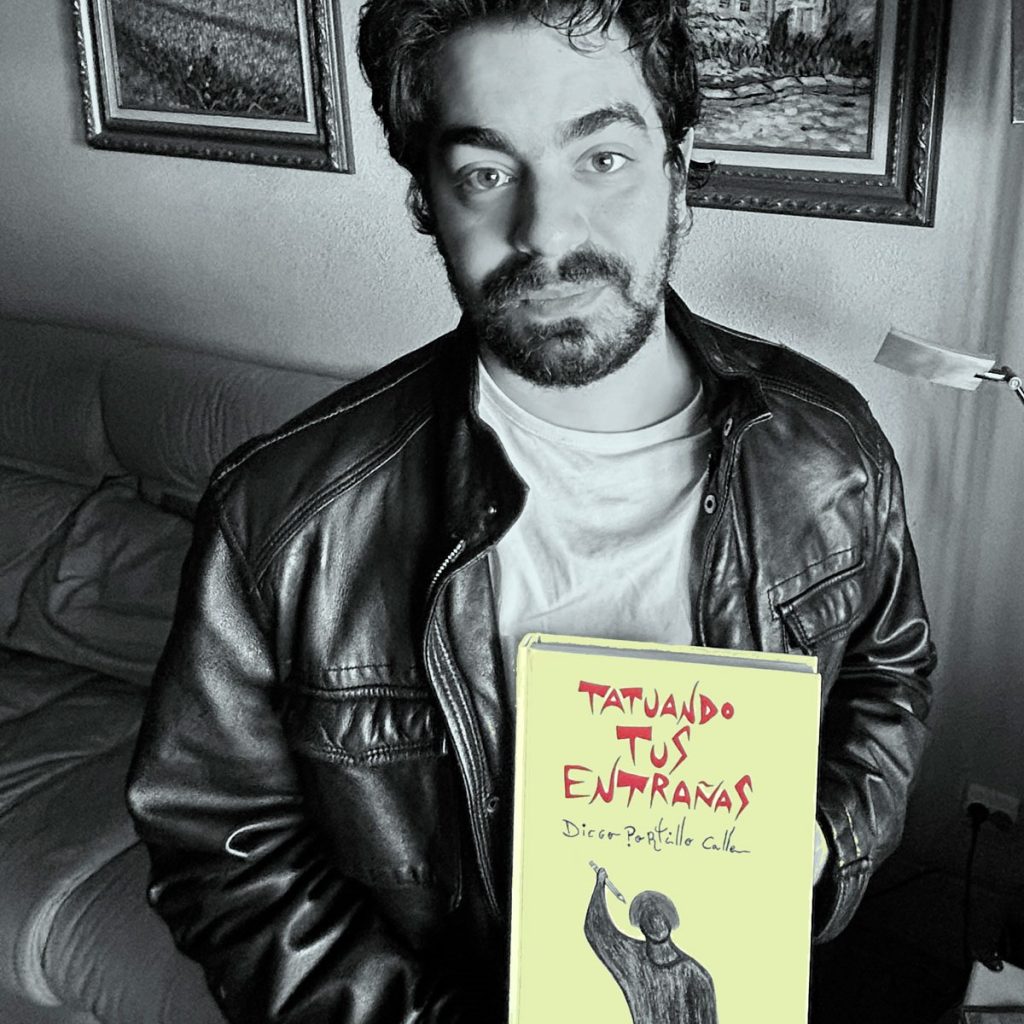 libro tatuando tus entrañas, de diego portillo