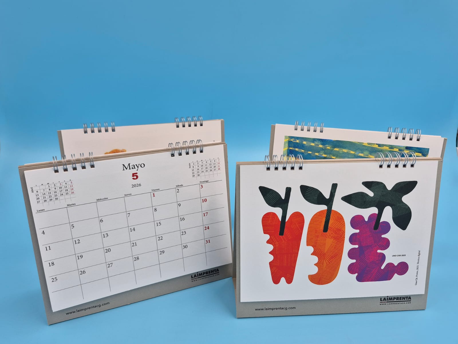 Nicolás Villalobos, UNO CÁ™. Calendario La Imprenta CG.