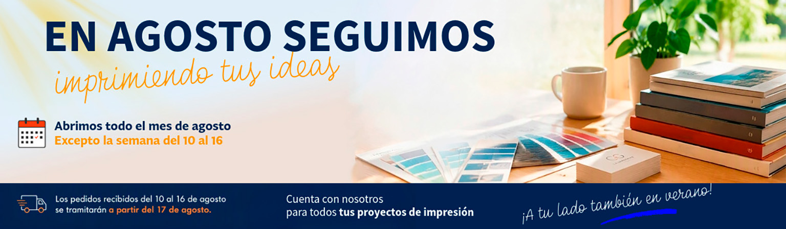 Abrimos en Agosto